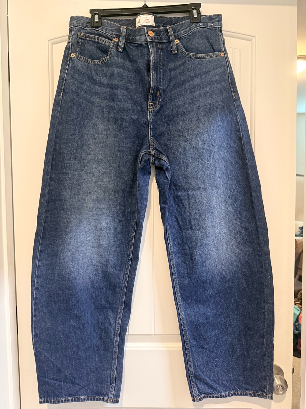 GAP High Rise Barrel Jeans